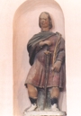 uno dei santi martiri in pietra dipinta
